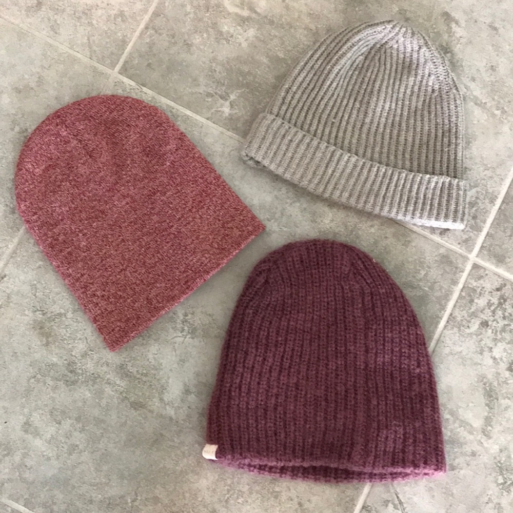 Three beanie set